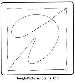TanglePatterns String 186. Image © Linda Farmer and TanglePatterns.com. All rights reserved. TanglePatterns String 186. Image © Linda Farmer and TanglePatterns.com. All rights reserved.
