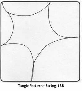 TanglePatterns String 188. Image © Linda Farmer and TanglePatterns.com. All rights reserved.