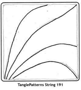 TanglePatterns String 191. Image © Linda Farmer and TanglePatterns.com. All rights reserved.