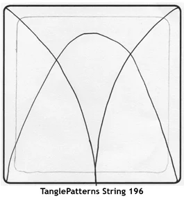 TanglePatterns String 196. Image © Linda Farmer and TanglePatterns.com. All rights reserved.