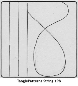 TanglePatterns String 198. Image © Linda Farmer and TanglePatterns.com. All rights reserved.