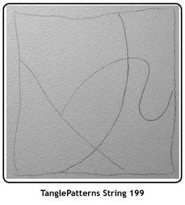 TanglePatterns String 199. Image © Linda Farmer and TanglePatterns.com. All rights reserved.