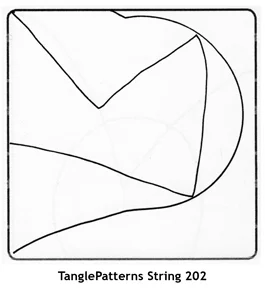 TanglePatterns String 202. Image © Linda Farmer and TanglePatterns.com. All rights reserved.