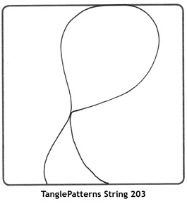 TanglePatterns String 203. Image © Linda Farmer and TanglePatterns.com. All rights reserved.