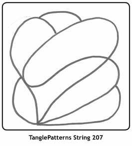 TanglePatterns String 207. Image © Linda Farmer and TanglePatterns.com. All rights reserved.