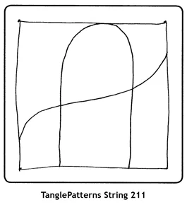 TanglePatterns String 211. Image © Linda Farmer and TanglePatterns.com. ALL RIGHTS RESERVED.