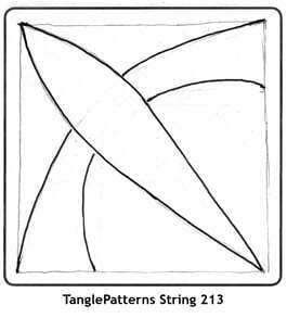 TanglePatterns String 213. Image © Linda Farmer and TanglePatterns.com. ALL RIGHTS RESERVED.