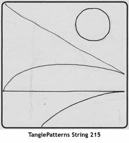 TanglePatterns String 215. Image © Linda Farmer and TanglePatterns.com. ALL RIGHTS RESERVED.