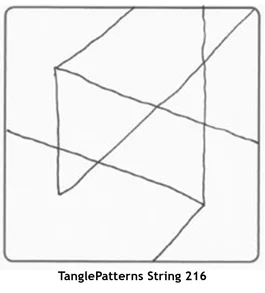 TanglePatterns String 216. Image © Linda Farmer and TanglePatterns.com. ALL RIGHTS RESERVED. TanglePatterns String 216. Image © Linda Farmer and TanglePatterns.com. ALL RIGHTS RESERVED.