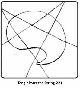TanglePatterns String 221. Image © Linda Farmer and TanglePatterns.com. ALL RIGHTS RESERVED.