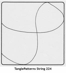TanglePatterns String 224. Image © Linda Farmer and TanglePatterns.com. ALL RIGHTS RESERVED.
