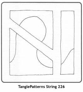 TanglePatterns String 226. Image © Linda Farmer and TanglePatterns.com. ALL RIGHTS RESERVED.