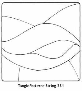 TanglePatterns String 231. Image © Linda Farmer and TanglePatterns.com. ALL RIGHTS RESERVED.
