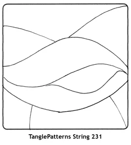 TanglePatterns String 231. Image © Linda Farmer and TanglePatterns.com. ALL RIGHTS RESERVED.