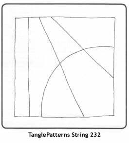 TanglePatterns String 232. Image © Linda Farmer and TanglePatterns.com. ALL RIGHTS RESERVED.