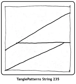 TanglePatterns String 235. Image © Linda Farmer and TanglePatterns.com. ALL RIGHTS RESERVED.