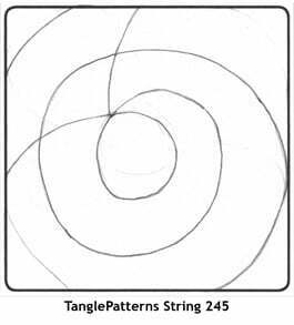TanglePatterns String 245. Image © Linda Farmer and TanglePatterns.com. ALL RIGHTS RESERVED.