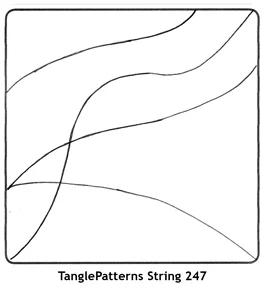 TanglePatterns String 247. Image © Linda Farmer and TanglePatterns.com. ALL RIGHTS RESERVED.