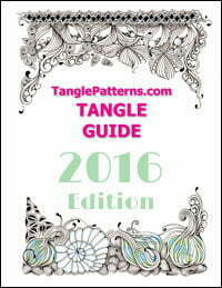 TanglePatterns-TANGLE-GUIDE, 2016 Edition is now available in the STORE!