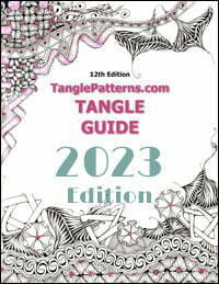 TanglePatterns.com LINK FOR MORE DETAILS FOR THE TanglePatterns.com TANGLE GUIDE, 2023 Edition