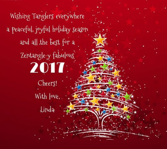 Merry Christmas from Linda at TanglePatterns.com
