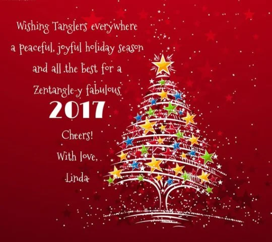 Merry Christmas from Linda at TanglePatterns.com
