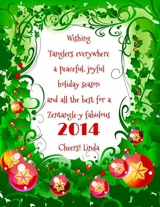 TanglePatterns wishes you a very Merry Christmas and a Happy New Year