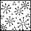 Zentangle pattern: Ahh