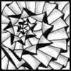 Zentangle pattern: Alaura