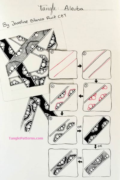 How To Draw Aleuba Tanglepatterns