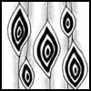 Zentangle pattern: Allium