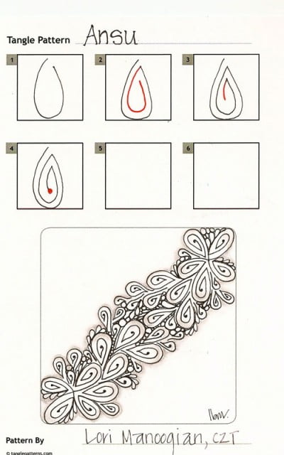 How to draw ANSU « TanglePatterns.com