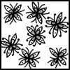 Zentangle pattern: Antz