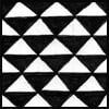 Zentangle pattern: Arrowheads