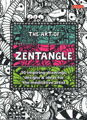 Zentangle : Brush Pen : Practice Page  Brush pen, Art journal, Tangle  patterns