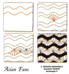 How to draw ASIAN FANS « TanglePatterns.com