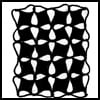 Zentangle pattern: Assunta
