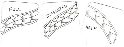 How to draw the Zentangle pattern Aztoo, tangle and deconstruction by Angie Gittles. Image copyright the artist and used with permission, ALL RIGHTS RESERVED.