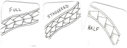 How to draw the Zentangle pattern Aztoo, tangle and deconstruction by Angie Gittles. Image copyright the artist and used with permission, ALL RIGHTS RESERVED.