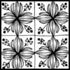 Zentangle pattern: B-haven. Image © Linda Farmer and TanglePatterns.com. ALL RIGHTS RESERVED. You may use this image for your personal non-commercial reference only. The unauthorized pinning, reproduction or distribution of this copyrighted work is illegal.