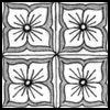 Zentangle pattern: Bailey. Image © Linda Farmer and TanglePatterns.com. ALL RIGHTS RESERVED. You may use this image for your personal non-commercial reference only. The unauthorized pinning, reproduction or distribution of this copyrighted work is illegal.