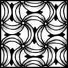 Zentangle pattern: Bali Breezeway. Image © Linda Farmer and TanglePatterns.com. ALL RIGHTS RESERVED. You may use this image for your personal non-commercial reference only. The unauthorized pinning, reproduction or distribution of this copyrighted work is illegal.