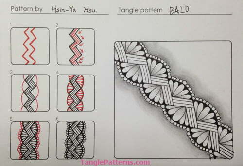 Zentangle pattern: Balo