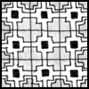 Zentangle pattern: Baraboo. Image © Linda Farmer and TanglePatterns.com. ALL RIGHTS RESERVED. You may use this image for your personal non-commercial reference only. The unauthorized pinning, reproduction or distribution of this copyrighted work is illegal.
