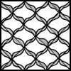 Zentangle pattern: Batch. Image © Linda Farmer and TanglePatterns.com. ALL RIGHTS RESERVED. You may use this image for your personal non-commercial reference only. The unauthorized pinning, reproduction or distribution of this copyrighted work is illegal.