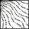 Zentangle pattern: Beadlines