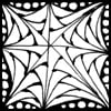 Official Zentangle pattern: Betweed. Image © Linda Farmer and TanglePatterns.com. ALL RIGHTS RESERVED. You may use this image for your personal non-commercial reference only. The unauthorized pinning, reproduction or distribution of this copyrighted work is illegal.