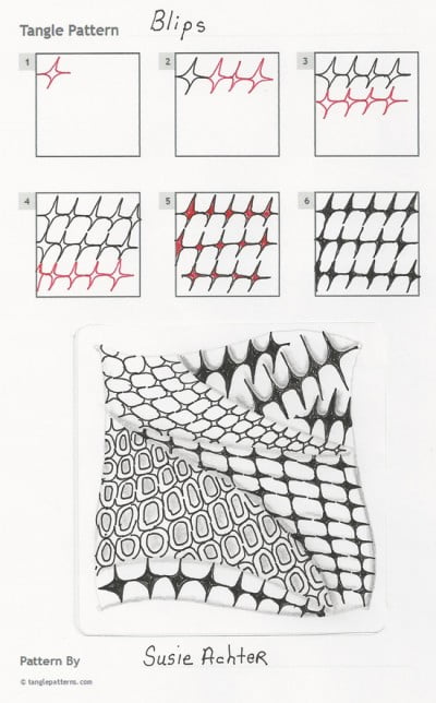 How to draw BLIPS « TanglePatterns.com
