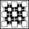 Zentangle pattern: Block'd