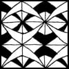 Zentangle pattern: Boomerangs